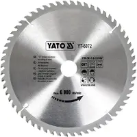 YATO Sågklinga för trä YT-6072; 250x30x2,2 mm