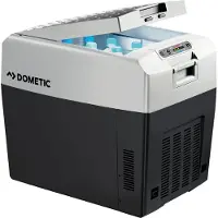 Dometic TropiCool TCX 35 - Bärbart kylskåp - bredd: 37.6 cm - djup: 55 cm - höjd: 46 cm - 33 liter - Klass F - grå
