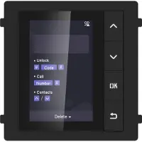 HIK VISION Hikvision DS-KD-DIS Video Intercom Display Module - IP-porttelefonstation - kabelansluten - seriell RS-485