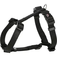 Trixie Premium H-sele, M–L: 52–75 cm/20 mm, sort