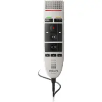 Philips SpeechMike USB LFH3200 - LFH3200 Series - högtalarmikrofon - USB - svart, varmt grå