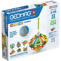 Geomag Magnetset - Supercolor Paneler återvunna - 52 Delar - - One Size - Magnetiska leksaker