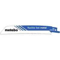 Metabo 626566000 TIGERSÅGBLAD FLEXIBEL FAST METAL Sågblad, längd 150 mm 5 st