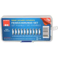 Max Hauri AG 135395 Säkringsortiment (Ø x L) 5 mm x 20 mm Trög -T- Innehåll 100 st