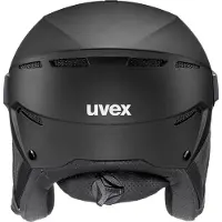 Uvex Instinct Visor, Skidhjälm med Visir, Svart