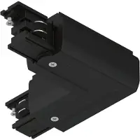 Paulmann 91375 ProRail3 L-Connect Erde Högspänningsystem-komponent L-anslutning ProRail3 Svart