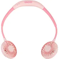 Esge Unold 86694 nackfläkt Breezy rosa – 2 fläktar, 3 lägen, upp till 8 h batteri (86694)