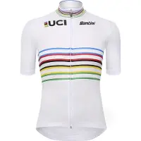 Santini Uci Official World Champion Master Korta ärmar Cykeltröja