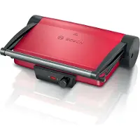 Bosch TCG4104 Klämgrill Elektrisk Svart, Röd
