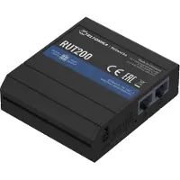 Teltonika RUT200 - Trådlös router - WWAN 2,4 GHz - 4G, 2G, 3G - DIN-skenmonterbar
