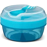 Carl Oscar Snackbox m. Kylelement - 760 ml - Turquoise - - One Size - Matlåda