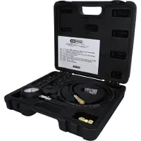 Ks Tools 150.1920 Oljetrycktestare, 12-delars, 0-10bar