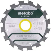 Metabo 628416000 Cirkelsågblad 165 x 30 mm Antal tänder (per tum): 48 1 st