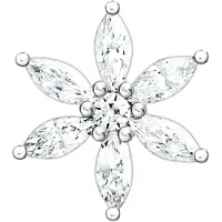 Thomas Sabo örhänge flower white stones H2196-051-14