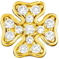 Thomas Sabo Charming Symbols gold cloverleaf örhänge H2215-414-14