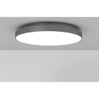 Rotaliana Design taklampa Venere W2, Aluminium / grå / zink, Vardagsrum / matsal, Aluminium / grå / zink, Design, Taklampa