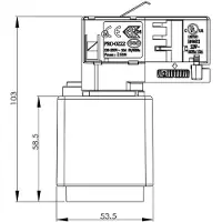 Deko-light 710026 D Line Steckdosenadapter Högspänningsystem-komponent Strömskena 3-fasig Svart