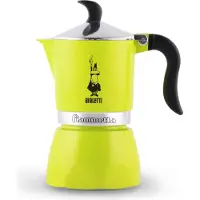 Bialetti Fiammetta, Mokabryggare, Gul, Gjuten aluminium, 3 koppar, Fiammetta, 1 styck