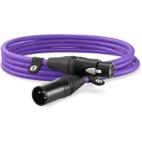 Rode XLR3M-PU XLR Anslutningskabel 3 m Lila