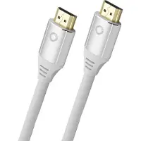 OEHLBACH HDMI Anslutningskabel HDMI-A-kontakt, HDMI-A-kontakt 3.00 m Vit D1C92494 8K UHD, guldpläterad kontakt HDMI-kabel