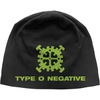 Ginza.se Type O Negative: Unisex Beanie Hat/Gear Logo JD Print (Black)
