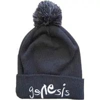 Ginza.se Genesis: Unisex Bobble Beanie Hat/Logo (Black) (Ex-Tour)