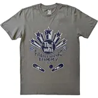 Ginza.se The Who: Unisex T-Shirt/Pinball Wizard Flippers (Charcoal Grey) (Large)