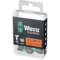 Wera Bits spår 867/1 IMP DC; T15; 25 mm; 1 st.