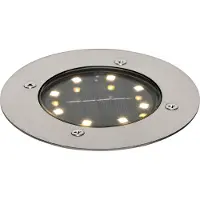QAZQA Modern markbelysning stål inkl LED IP65 solcellsdriven - Terry