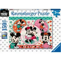 Ravensburger Pussel - 150 Delar - Mickey &amp; Minnie - - One Size - Pussel
