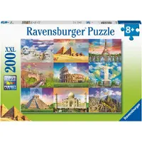 Ravensburger AT, 200 styck, Världen, 8 År