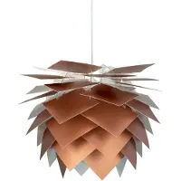 Dyberg Larsen Taklampa , Illumin Copper Look, dimbara, Koppar, Vardagsrum, Plast, Design
