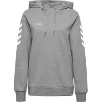 Hummel Go Cotton Luvtröja - Grå Dam, storlek Medium