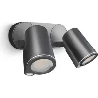 Steinel SPOT DUO S ANT 058647 LED-utomhusspotlight med rörelsedetektor EEK: F (A - G) 14.95 W Ljusfärg: Vit