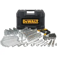 DeWalt 205-delars metrisk | Imperial 1/4" 3/8" 1/2" mekanikverktygssat DWMT81534-1