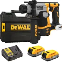 DeWalt Borrhammare DCH172E2T-QW; 1,4 J; SDS-plus; 18 V; 2x1,7 Ah batt.