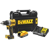 DeWalt Skruvdragare/borr DCD800E1T-QW; 18 V; 1x1,7 Ah batt.