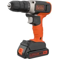 Black & Decker Black & Decker: Borr-/skruvdragare med 18V Lithium-ion 1,5AH