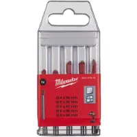 Milwaukee borr till glas, set 5 st.