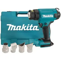 Makita DHG181ZK - Värmepistoler - sladdlös - 120 - 200 l/min - inget batteri, ingen laddare - 18 V