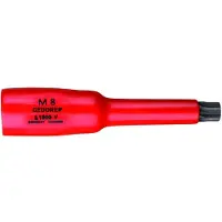 Gedore VDE INX 30 12 2946580 Inner-flertandad (XZN) VDE-skruvmejselinsats M12 3/8