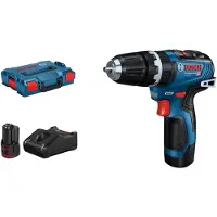 Bosch Powertools Sladdlös slagdrivare GSB 12V-35 set, 12 V, 2 x 3 Ah, laddare, + fodral