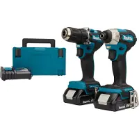 Makita .ZES.COMBO 18V (DDF487+DTD157) 2x2,0Ah MAKPACK DLX2423AJ