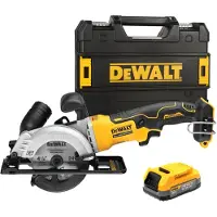 DeWalt Vinkelslip DCS571E1T-XJ; 18 V; 1x1,7 Ah batt.