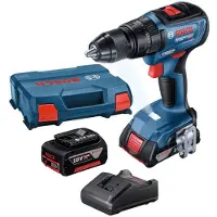 Bosch Skruvdragare/borr GSB 18V-50; 18 V; 1x2,0/5,0 Ah batt.
