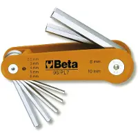 Beta Utensili 2.5-10 Mm Sexkantsnyckel 7 Enheter