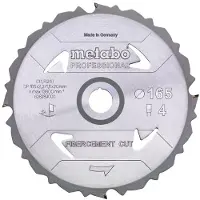Metabo FIBERCEMENT CUT PROFESSIONAL 628289000 Cirkelsågblad 165 x 20 x 1.6 mm Antal tänder (per tum): 4 1 st