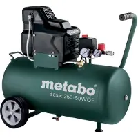 Metabo Basic 250-50 W OF - Tryckluftspump - 1.5 kW - 2 hp - oljefri - 120 l/min - 50 liter