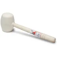 Rubi WHITE Gummihammare 750g