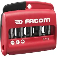 Facom Bitssats för skruvmejsel E.110; 11 st.